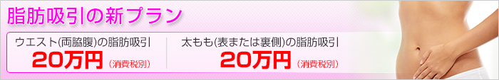 脂肪吸引の新プラン